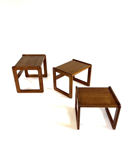 Image 1 of Vintage teak mimi set, Salin Nyborg '70