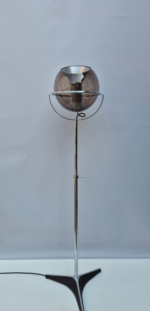 Vintage floor lamp - Raak 'Globe 2000' by F. Ligtelijn - 1960s