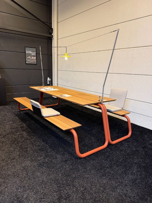 Wünder - Table moyenne 285 x 166 x H 73 cm, Brun cuivré – tuintafels
