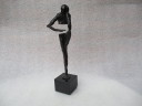 Klaas van den Berg bronze sculpture - life is learning.