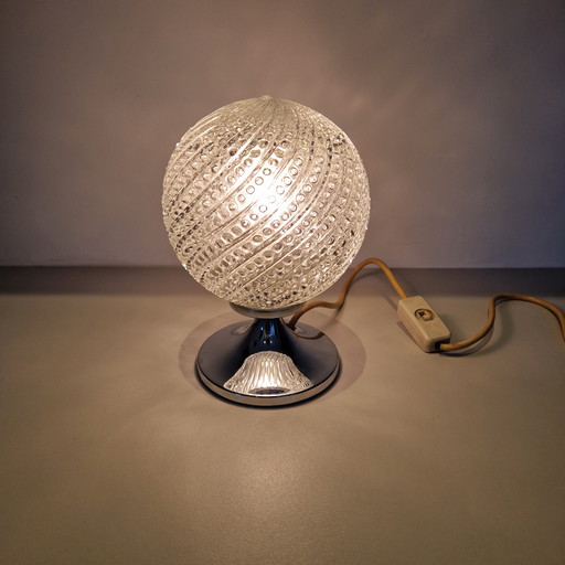 Vintage Tischlampe mit Tulpenfuß von Otto Leuchten