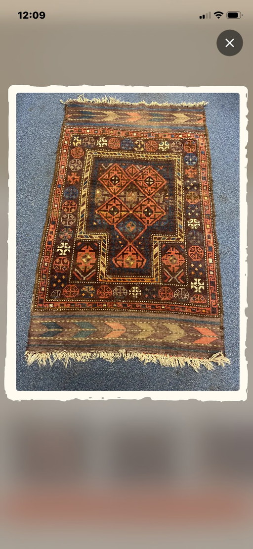 Tapis ancien en laine tribal Belush – vloerkleden en tapijten, Wool
