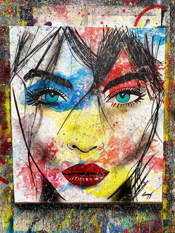 GONGAS - Addicted - Artist canvas – Paintings & Drawings (photo 2 of 15)