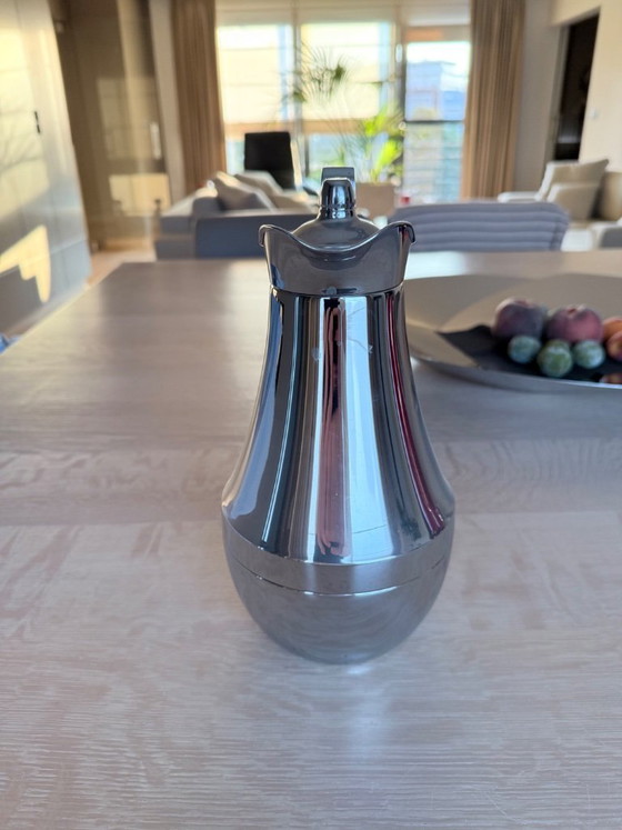 Vintage Alfi Juwel Thermos Flask / Insulated Flask 1L / Chrome Plated – Crockery, polished steel (photo 8 of 22)