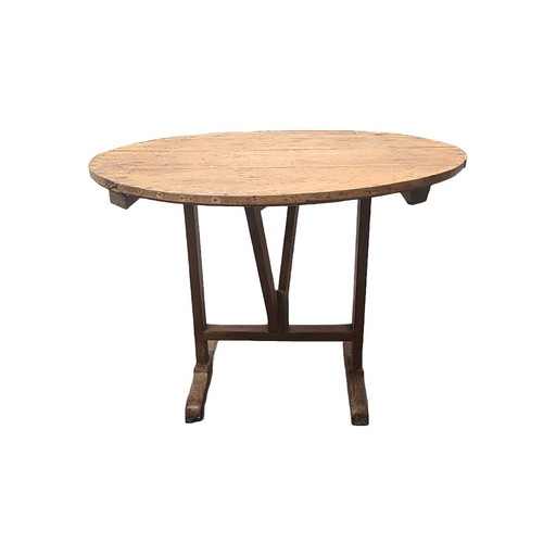 Antique French Wine Tasting Table, 2nd Half 19th Century
