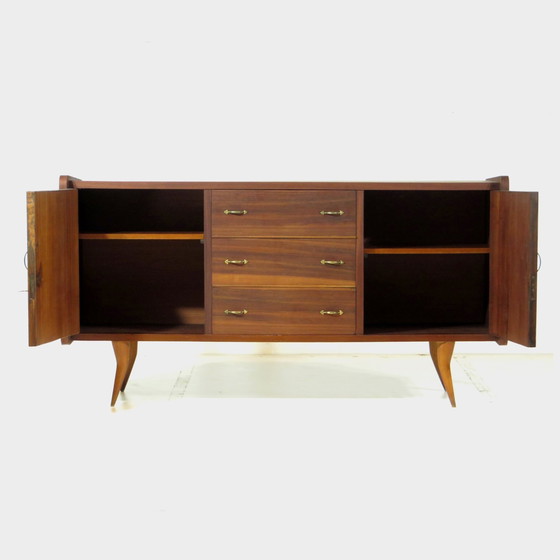 Image 1 of Vintage Sideboard in Walnut From the 50s '60s
