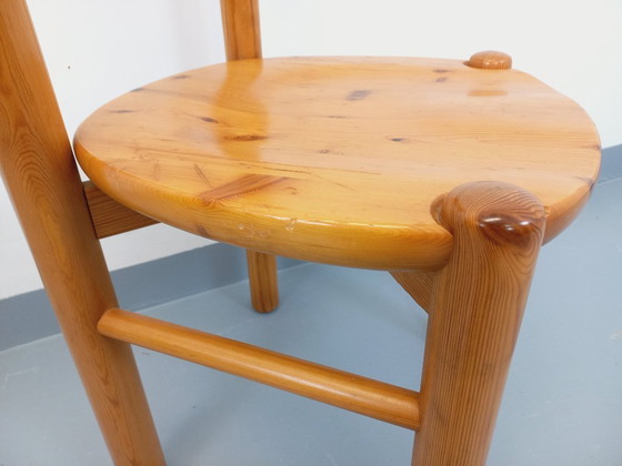 Image 1 of Sedia vintage scandinava Rainer Daumiller in pino degli anni '60/'70