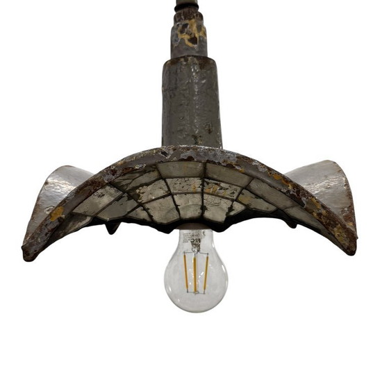 Image 1 of Suspension industrielle vintage n° 1 par Esla avec miroirs