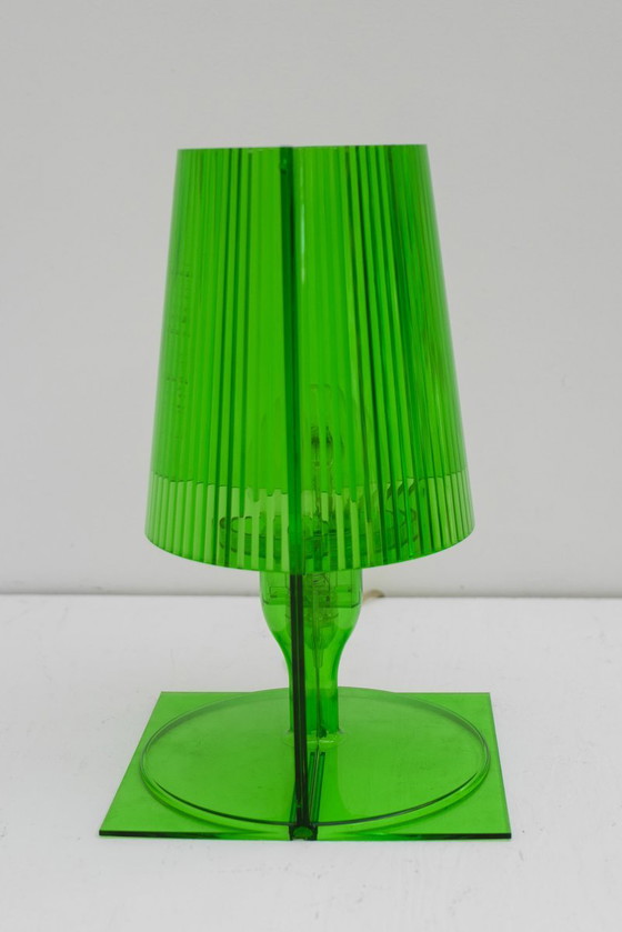 Take Table Lamp in Green Transparent Polycarbonate by Ferruccio Laviani for Kartell, 2003 (photo 9 of 17)