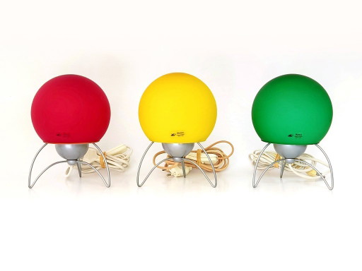 Lampe de Table Set Trépied "Isotta", Murano Italy