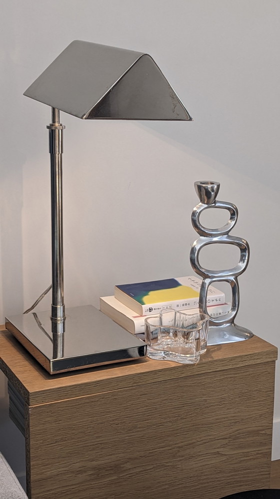 Image 1 of Ralph Lauren Agatha O'Bankers Desk Lamp Extendable Chrome