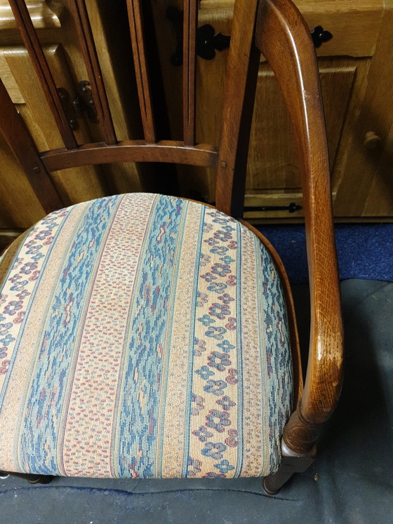 Image 1 of 4 fauteuils de salle à manger Art Nouveau Bannink