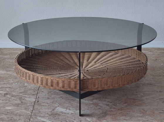 Image 1 of Glazen Salontafel Rudolf Wolf Rohé Noordwolde
