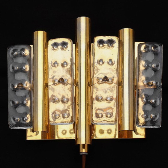 Image 1 of HANS-AGNE JAKOBSSON. Wandlampen, Glas/Messing, Markaryd.
