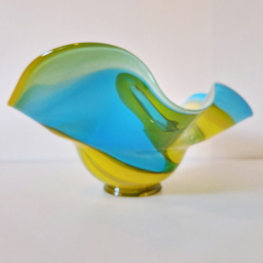 Goldan Talast vintage glass fruit bowl