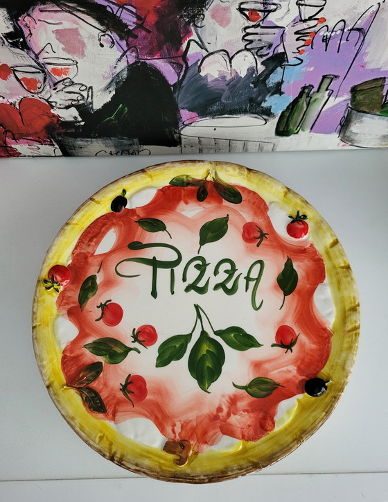 Image 1 of 3 Piatti per pizza fatti a mano dall'Italia.