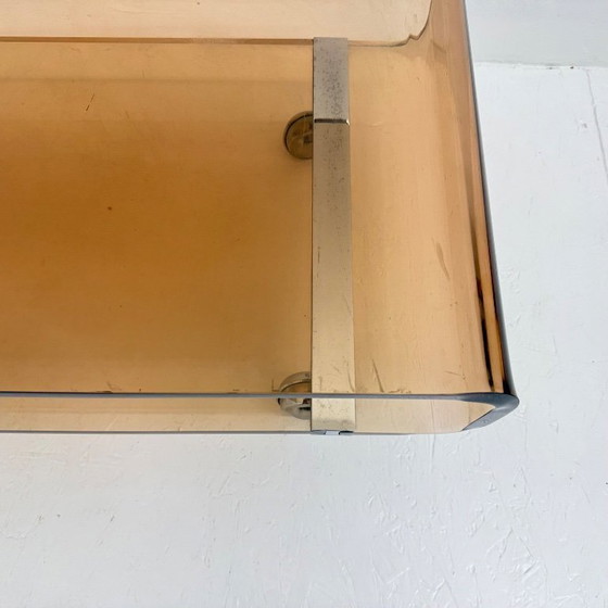 Image 1 of Mesa de centro de plexiglás de mediados de siglo, diseñada por Michel Dumas para Roche Bobois en 1972.