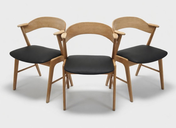 Image 1 of Kai Kristiansen Modell 32 Esszimmerstühle, Korup Møbelfabrik.