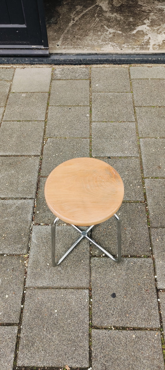 Image 1 of Cadre tubulaire chromé W.H. Gispen Bauhaus des années 1930, très rare