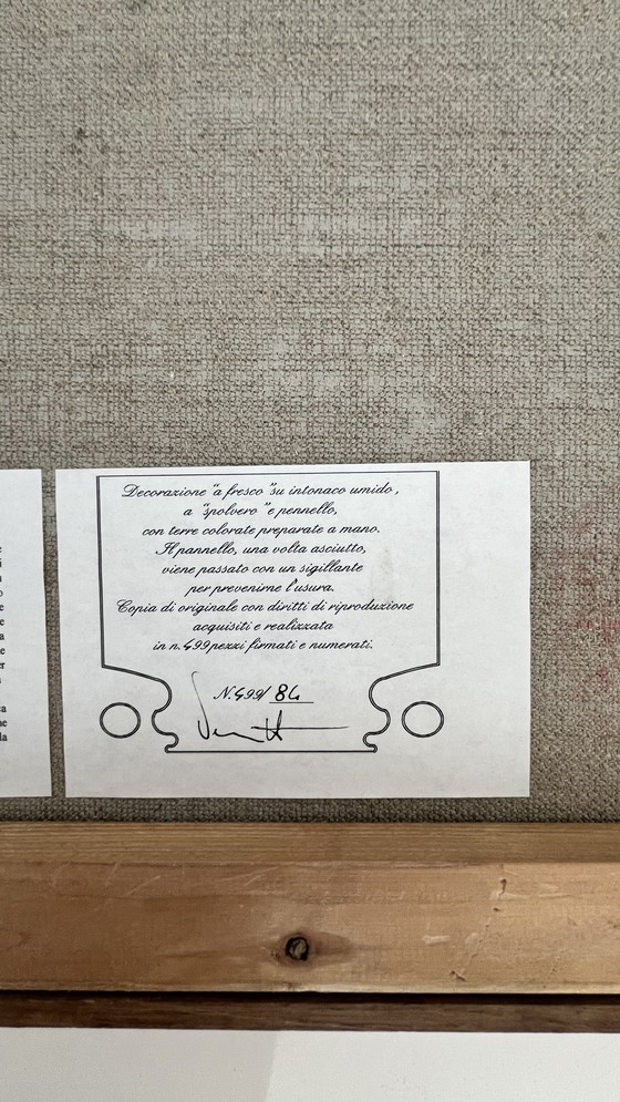 Image 1 of Antonio Canova Fresco Reproduction – Limited Edition 84/499 – Classical Dance Motif