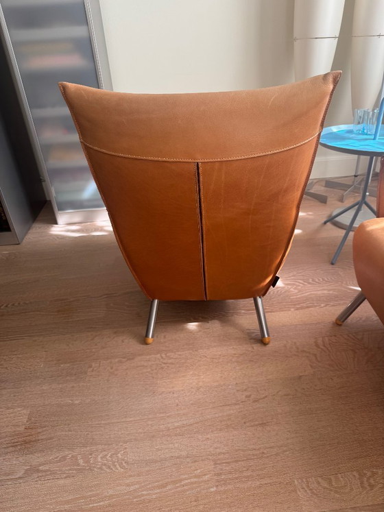 Image 1 of Label Cheo fauteuil - Gerard van den Berg - Cognac Leer