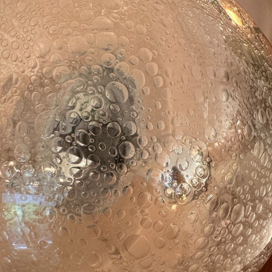 Image 1 of Lampada da soffitto/parete in vetro pesante a bolle