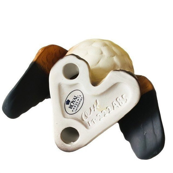 Image 1 of Vintage hand-painted German Owl figurine miniature Royal Präsente 1980s