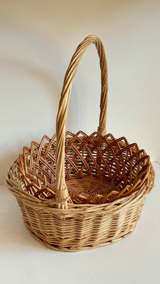 Image 1 of Vintage Rattan Baskets