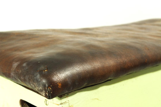 Image 1 of Vintage Leather Gymnastic Bench Box, 1950s