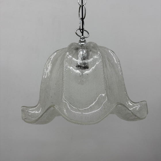 Image 1 of Lampe suspendue en verre de Murano, 1970