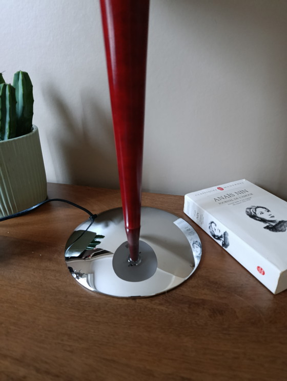 Image 1 of Mushroom lamp, also known as ocean liner lamp, Art Deco style, 1980