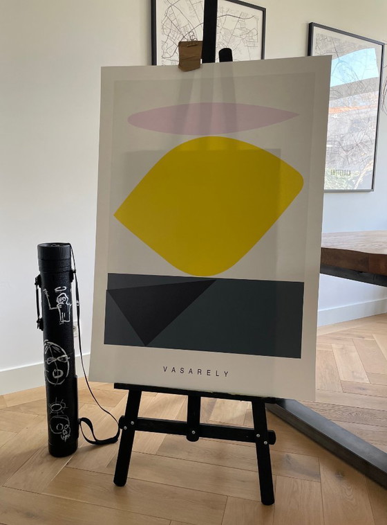 Image 1 of Victor Vasarely (1906-1997), Souzon, 1950, Copyright by SABAM, Belgio, 1999, ED P. D'Harville, Stampato in Italia