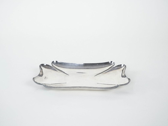 Image 1 of Plateau en métal, design italien, années 1970, fabriqué par Cassetti