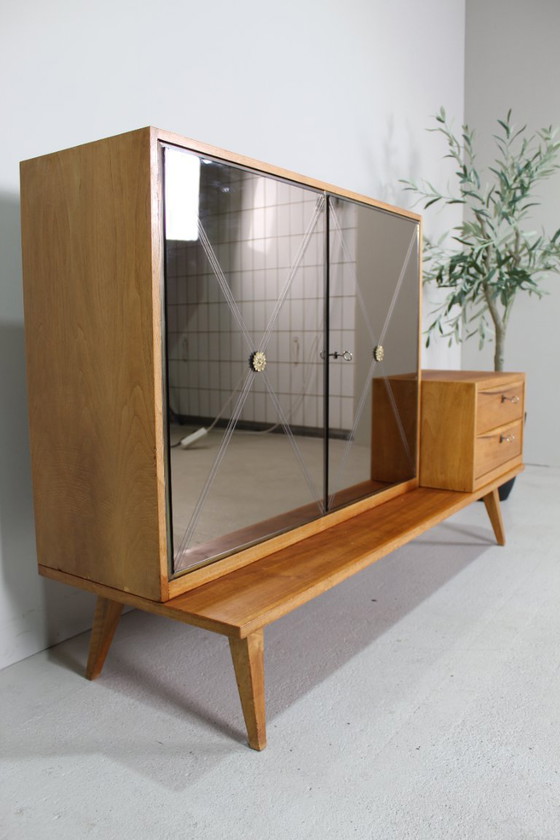 Image 1 of Vintage beverage cabinet, sideboard 1950s