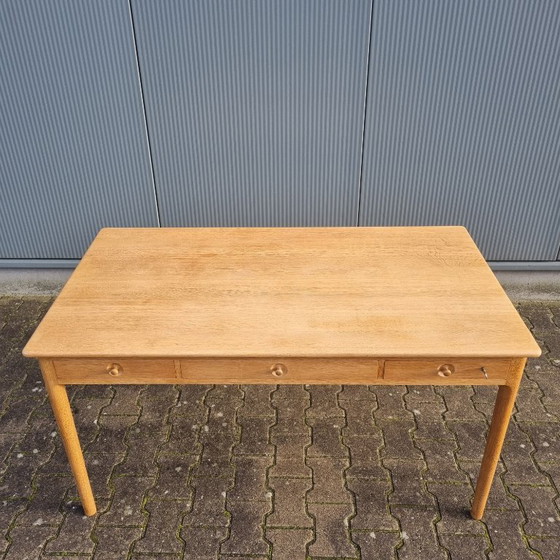 Image 1 of Hans Wegner PP-305 oak desk table