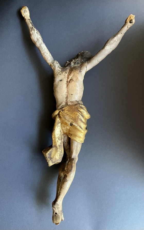 Corpus di Cristo spagnolo in legno policromo del XVIII secolo – Sculture, Wood (photo 2 of 9)
