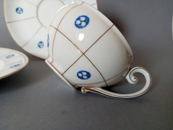 Image 1 of Raro juego de desayuno Art-Deco Dagobert Peche 'Parma' para Epiag/Pirkanhammer 1920