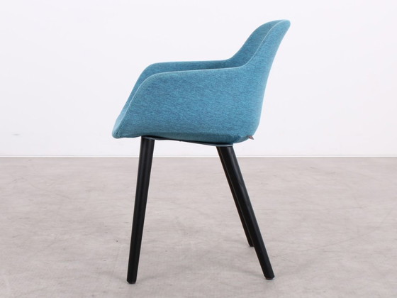 Image 1 of 6x Crassevig Pola Rund P/4W Stuhl blau melange