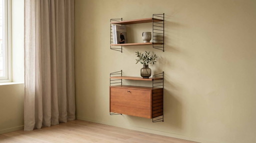 Mensola da parete vintage "NISSE STRING" di tidlos-design