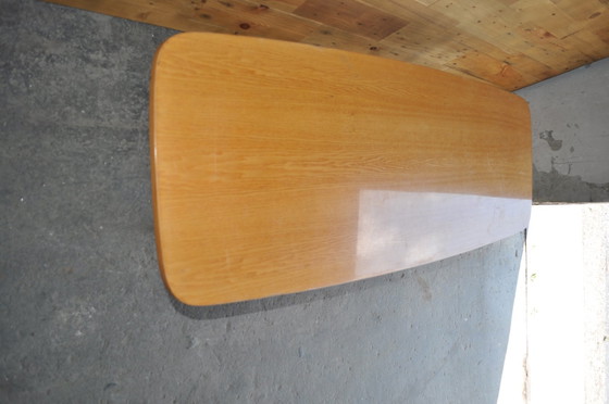 Table Basse en Hêtre avec Porte-revues, Années 1970 – Livres d'art, Mid Century Modern (photo 3 of 5)