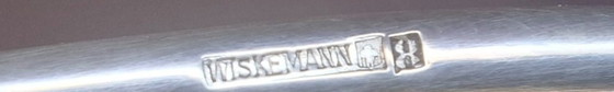Image 1 of Porte-bouteille Art Déco | Traîneau argenté de Wiskemann