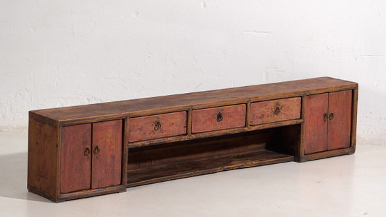 Mobile basso antico con patina rossa (c.1900) #29 – Mobili TV (photo 3 of 40)