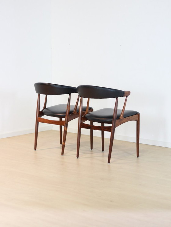 Image 1 of juego 'BA113' sillas de palisandro Johannes Andersen