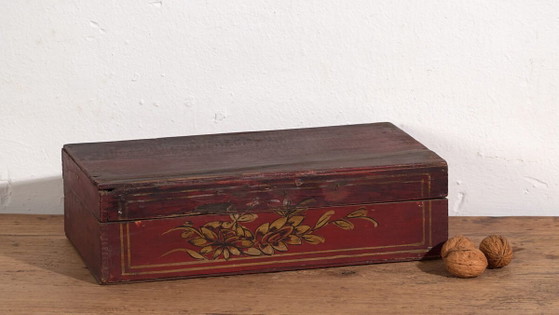 Scatola antica dipinta a mano con dettagli floreali (c.1900) #24 – Oggetti decorativi (photo 3 of 40)