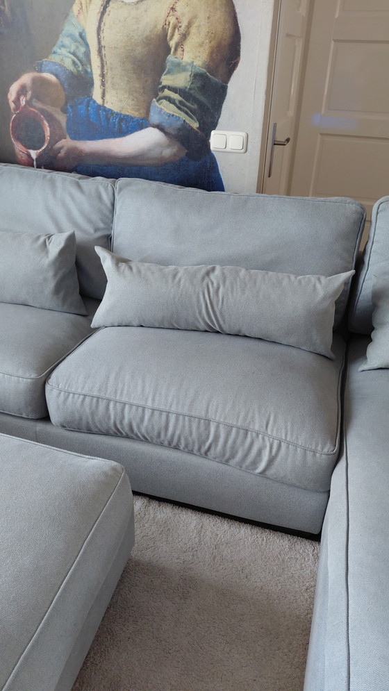 Image 1 of Lounge sofa with hocker