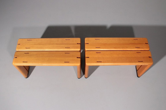 Image 1 of Italian Beechwood Benches from 1960 – Timeless Mid-Century Seating