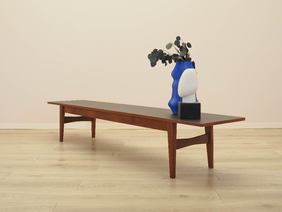 Image 1 of Teak-Lowboard, dänisches Design, 1970er Jahre, hergestellt in Dänemark