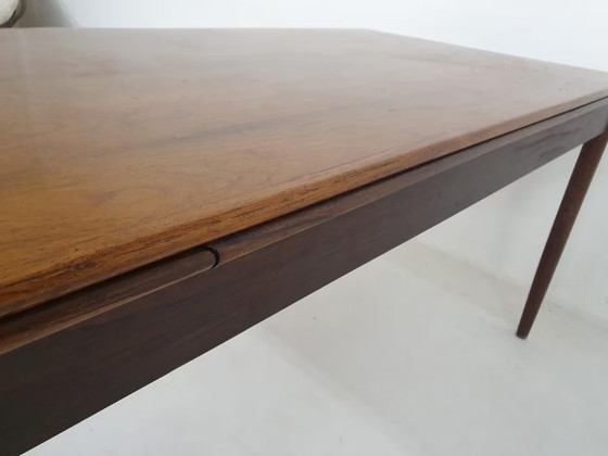 Image 1 of Extendable Dining Table – 1960s Rosewood – Seats Up to 12