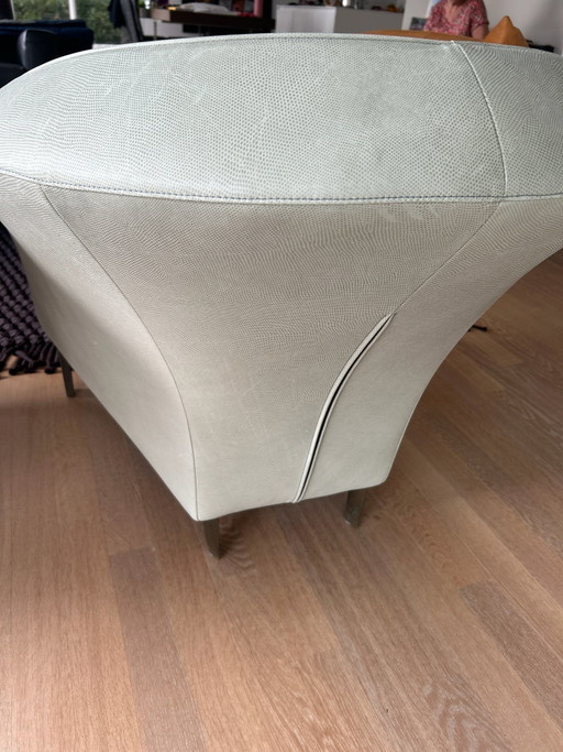2x Fauteuils en cuir design UNIQ Montis Suite années 90