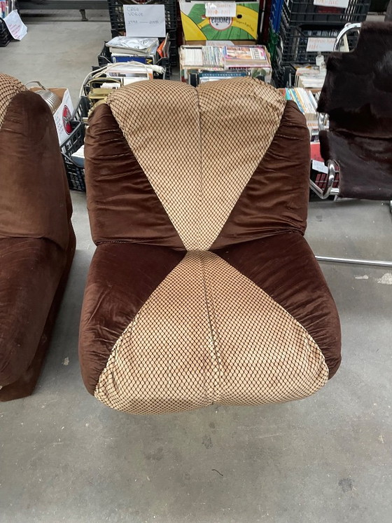Image 1 of Vintage Italian Modern lounge chairs from 1970’s